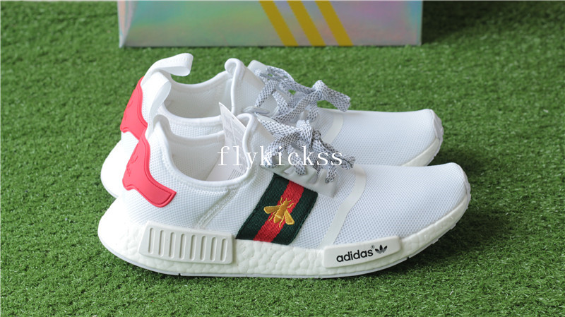 Real Boost Adidas NMD R1 X GC Bee White